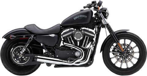 Cobra USA El Diablo 2-into-1 Exhaust for 2007-13 Harley XL Models - Chrome - 6492