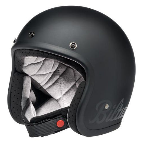 Biltwell Bonanza Helmet - Flat Black Factory - X-Small