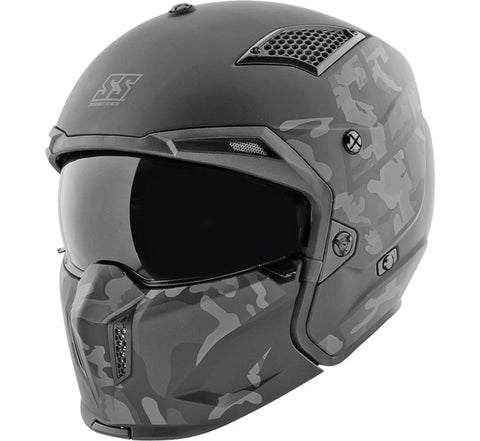 Speed and Strength SS2400 Call To Arms Helmet - Black/Camo - XX-Large
