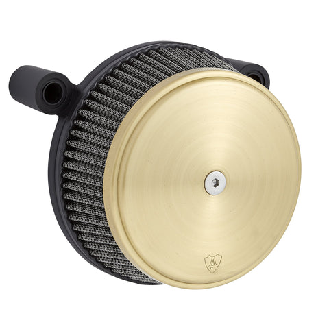 Arlen Ness Stage I Big Sucker Air Cleaner for 2008-16 Harley Touring models - Smooth Brass - 50-757