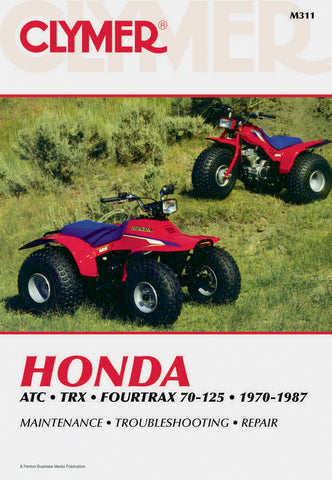 Clymer M311 Service & Repair Manual for 1970-87 Honda ATC / TRX / Fourtrax 70-125