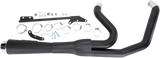 Bassani Road Rage Exhaust System for 2006-17 Harley Dyna models - Black - 13122J