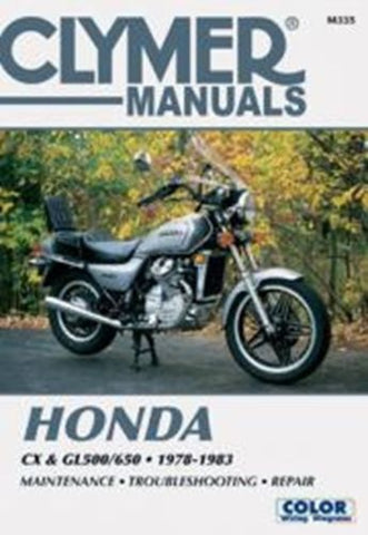 Clymer M335 Service & Repair Manual for Honda CX500 / CX650 / GL500 / GL650
