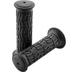 BikeMaster Grips - Black/Punch - 7/8 Inch Bars - WLG-89-Black