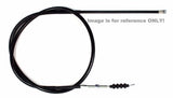 Motion Pro Black Vinyl Front Brake Cable for 2002-18 Kawasaki KLX110 + 2.75in - 03-0425