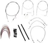 Burly Brand B30-1087 Cable and Brake Line Kits for 2007 Harley FLH models