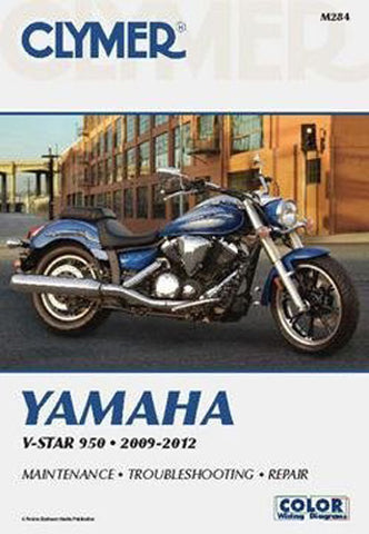 Clymer M284 Service & Repair Manual for 2009-12 Yamaha V-Star 950