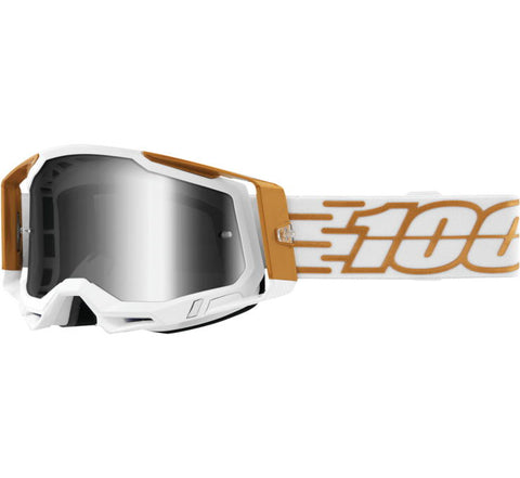 100% Racecraft 2 Goggles - Mayfair with Silver Mirror Lens