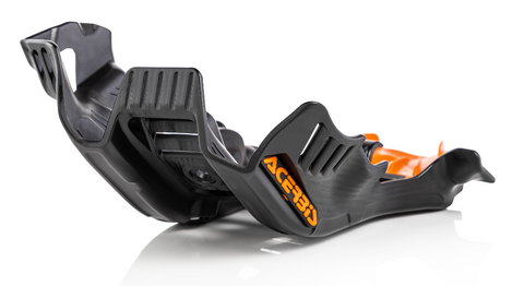 Acerbis Offroad Skid Plate for Husqvarna models - Black/16 Orange - 2736365229