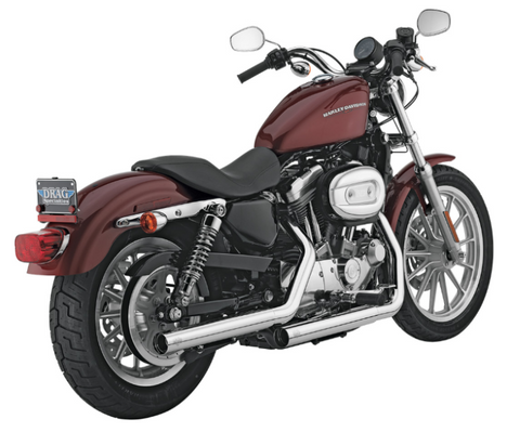 Vance & Hines Straightshots HS Slip-Ons for 2006-2013 Harley-Davidson XL Models - Chrome  - 16819