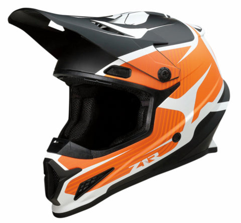 Z1R Rise Flame Helmet - Orange - Medium