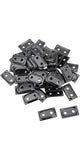 Woodys ADD2-3810-B Double Digger Aluminum Support Plate - 5/16 in - Black - 48 Pack