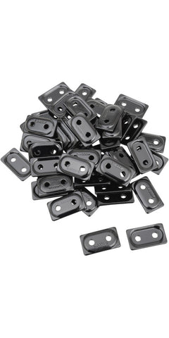 Woodys ADD2-3810-B Double Digger Aluminum Support Plate - 5/16 in - Black - 48 Pack
