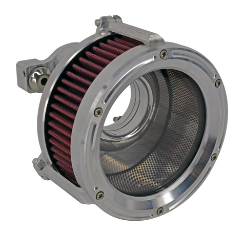Trask Assault Charge High-Flow Air Cleaner for 2017-22 Harley M8 Engine models - Raw - TM-1023R
