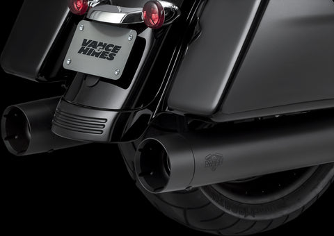Vance & Hines Titan 450 Slip-On Mufflers for 2017-22 Harley FL Touring models - Black - 46650