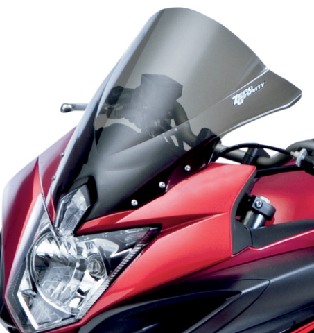 Zero Gravity Double Bubble Windscreen for 2009-14 Yamaha FZ6 R - Light Smoke - 16-523-02