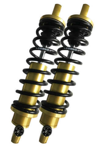 Legends REVO-A Adjustable Coil Suspension for 1991-17 Harley Dyna models - Gold/12in - 1310-1781