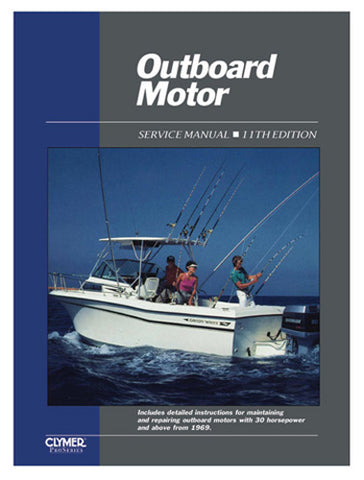 Clymer OS211 Service & Repair Manual for Vintage Marine Outboard Motors