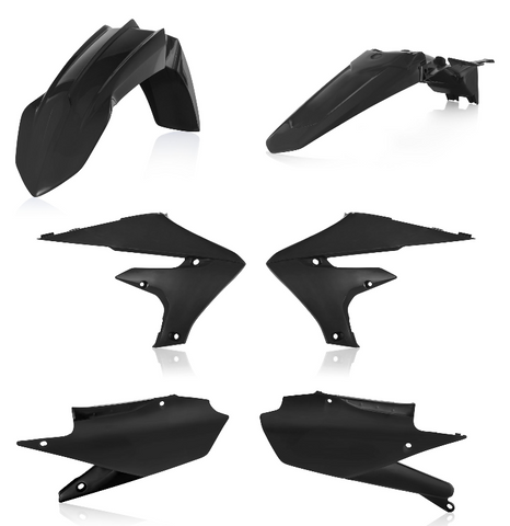 Acerbis Standard Replacment Plastics Kit for Yamaha YZ/WR models - Black - 2685910001