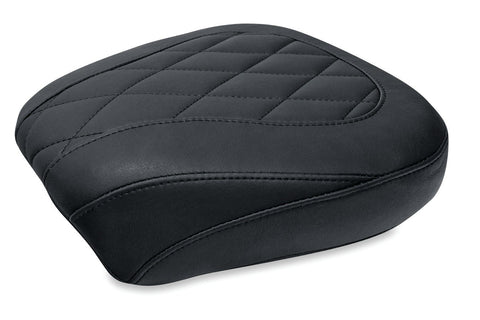 Mustang Wide Tripper Passenger Seat for 2006-17 Harley Dyna models - Diamond/Black - 76705