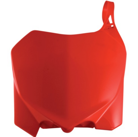 Acerbis Number Plate for 2009-13 Honda CRF 250R/450R - Red - 2141850227
