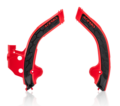 Acerbis X-Grip Frame Guards for 2020-21 Beta RR models - Red/Black - 2801941018
