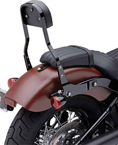 Cobra Detachable Backrest for 2004-18 Harley XL Models -  Black - 602-2045B