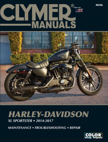 Clymer M256 Service & Repair Manual for 2014-17 Harley-Davidson XL Sportster