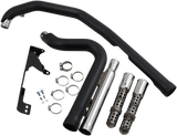 Cobra USA 909 Speedster Exhaust for 2014-18 Harley Sportster models -  Black - 6705B