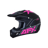 AFX FX-17 Aced Helmet - Matte Black/Pink - Small