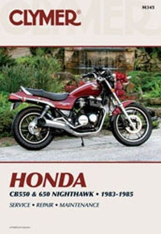 Clymer M345 Service & Repair Manual for Honda CB550SC / CB650SC Nighthawk