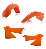 Acerbis Standard Replacment Plastics Kit for 2003-04 KTM models - Orange - 2041140245