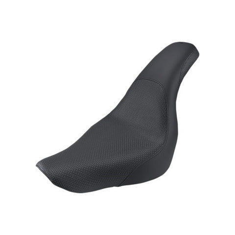 Saddlemen Profiler 2-Up Low Profile Seat for 2018-22 Harley Softail Low Rider/Sport Glide - Black/Basket-Weave - 818-29-147