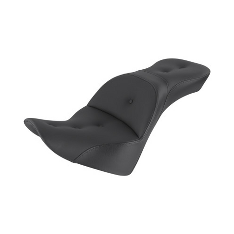 Saddlemen Explorer 2-Up Seat for 2018-21 Harley Softail Heritage Classic/Deluxe - Black/Pillow Top - 818-33-029RS