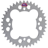 Renthal Grooved Rear Sprocket - 520 Chain Pitch x 36 Teeth - Silver - 223A-520-36GESI