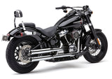 Cobra USA Neighbor Hater Mufflers for 2018-22 Harley Softail Breakout/Fat Boy - Chrome - 6047