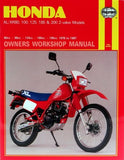 Haynes Service Manual for 1978-87 Honda XL/XR 80-200cc engines - M566
