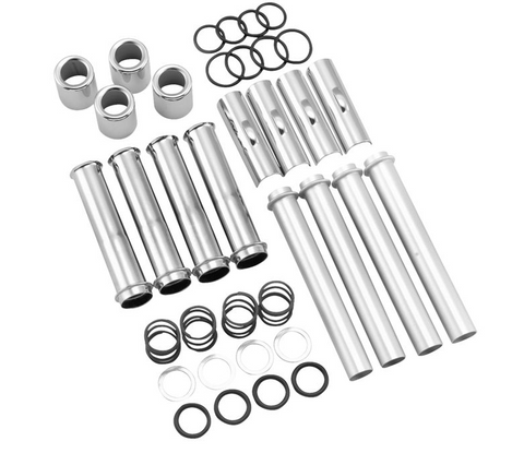 Twin Power Pushrod Cover Kits for 1999-2017 Harley FL / FX models - Silver - 76520S6