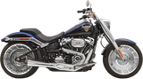 Bassani Road Rage Exhaust for 2018-19 Harley Softail Models - Chrome - 1S62R