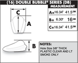 Zero Gravity Double Bubble Windscreen for 2005-14 BMW K 1300 S / K 1200 S - Light Smoke - 16-805-42