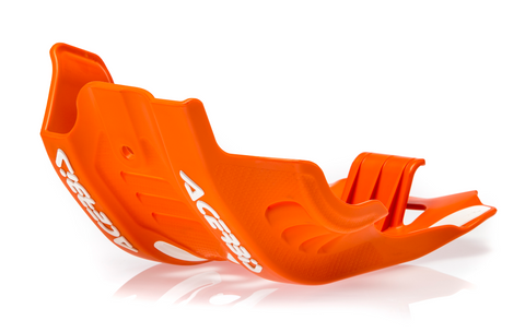 Acerbis Offroad Skid Plate for 2020-21 KTM models - 16 Orange/White - 2791645321