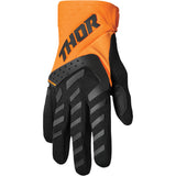 THOR Spectrum Gloves for Men - Orange/Black - X-Small