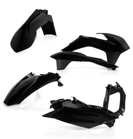 Acerbis Standard Replacment Plastics Kit for 2013-16 KTM SX / SX-F models - Black - 2314310001