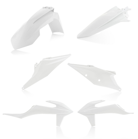 Acerbis Standard Plastic Kit for KTM models - White - 2726506811
