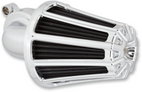Arlen Ness Monster Sucker Air Cleaner Kits for 2008-17 Harley Touring FBW - 10-Gauge Chrome - 81-027