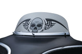 Kuryakyn 1310 - Smooth Windshield Trim for Harley-Davidson - Chrome