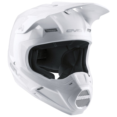 EVS T5 Solid Helmet - White - Medium