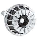 Arlen Ness Inverted Series Air Cleaner for 2008-17 Harley Touring FBW models - Chrome 15-Spoke - 18-990