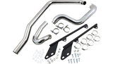 Bassani Power Curve True-Dual Crossover Headers for 1986-06 Harley Softail models - Chrome - SFT-211