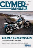 Clymer M424-2 Service Manual for 1991-98 Harley Davidson FXD Evolution
